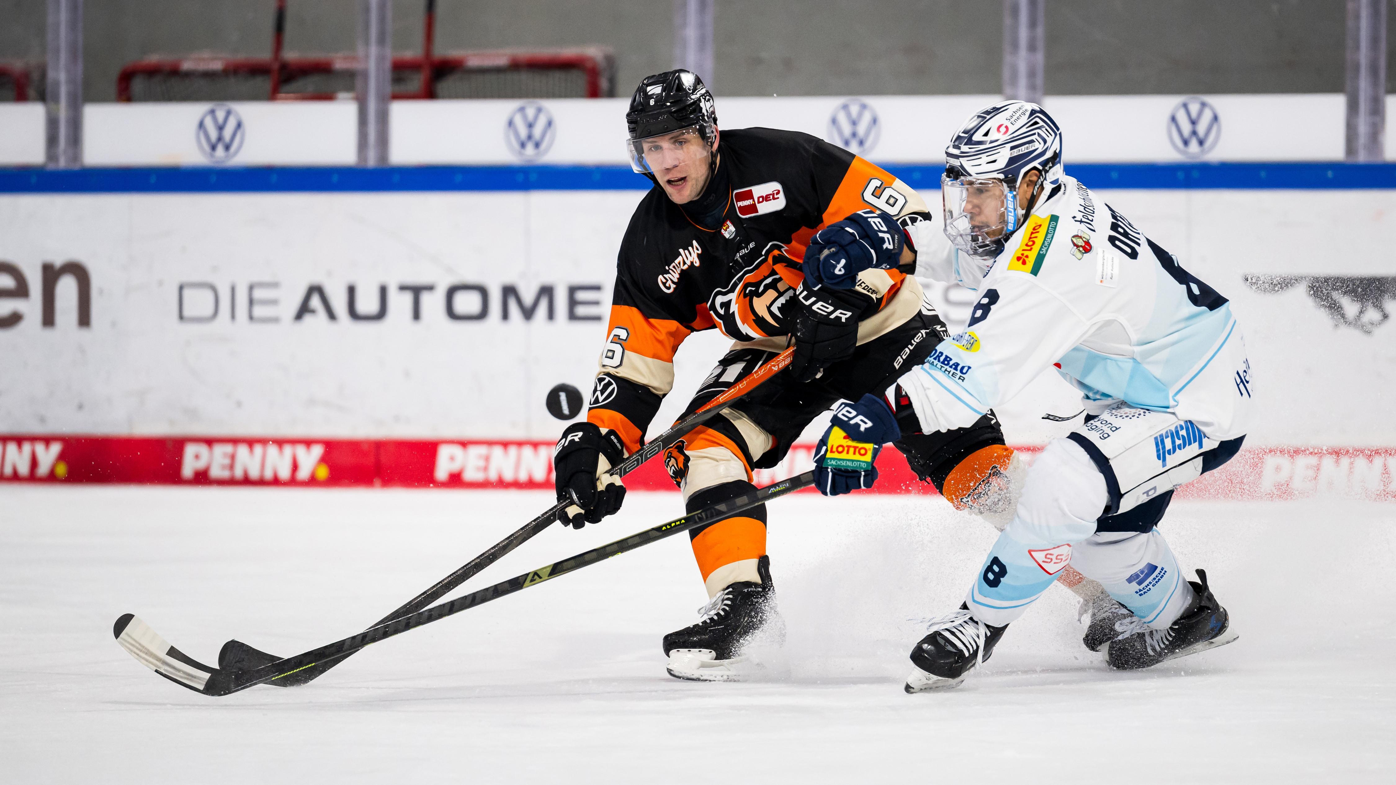 Grizzlys Wolfsburg gg. Dresdner Eislöwen